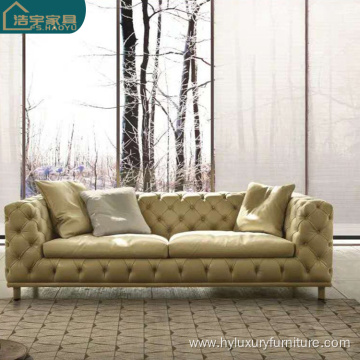 luxury chesterfield sofa american living room set modern